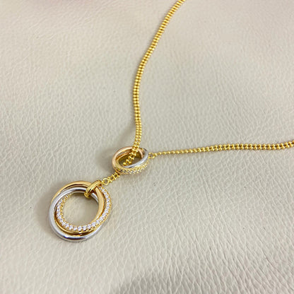 [OAK JURI]TRINITY DIAMONDS NECKLACE