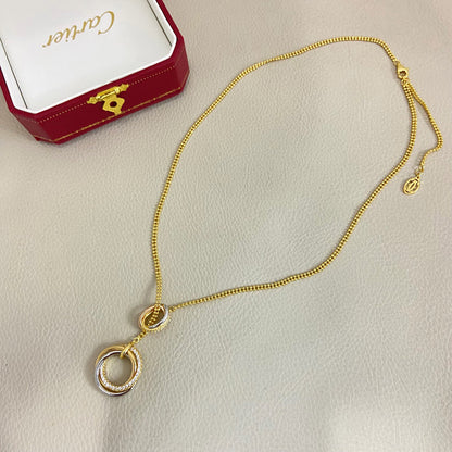[OAK JURI]TRINITY DIAMONDS NECKLACE