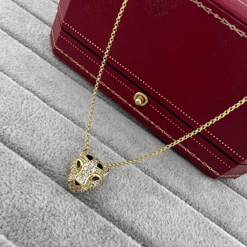 [OAK JURI]PANTHERE FULL DIAMOND NECKLACE