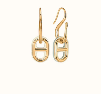 [OAK JURI]HM O'MAILLON GOLD EARRINGS