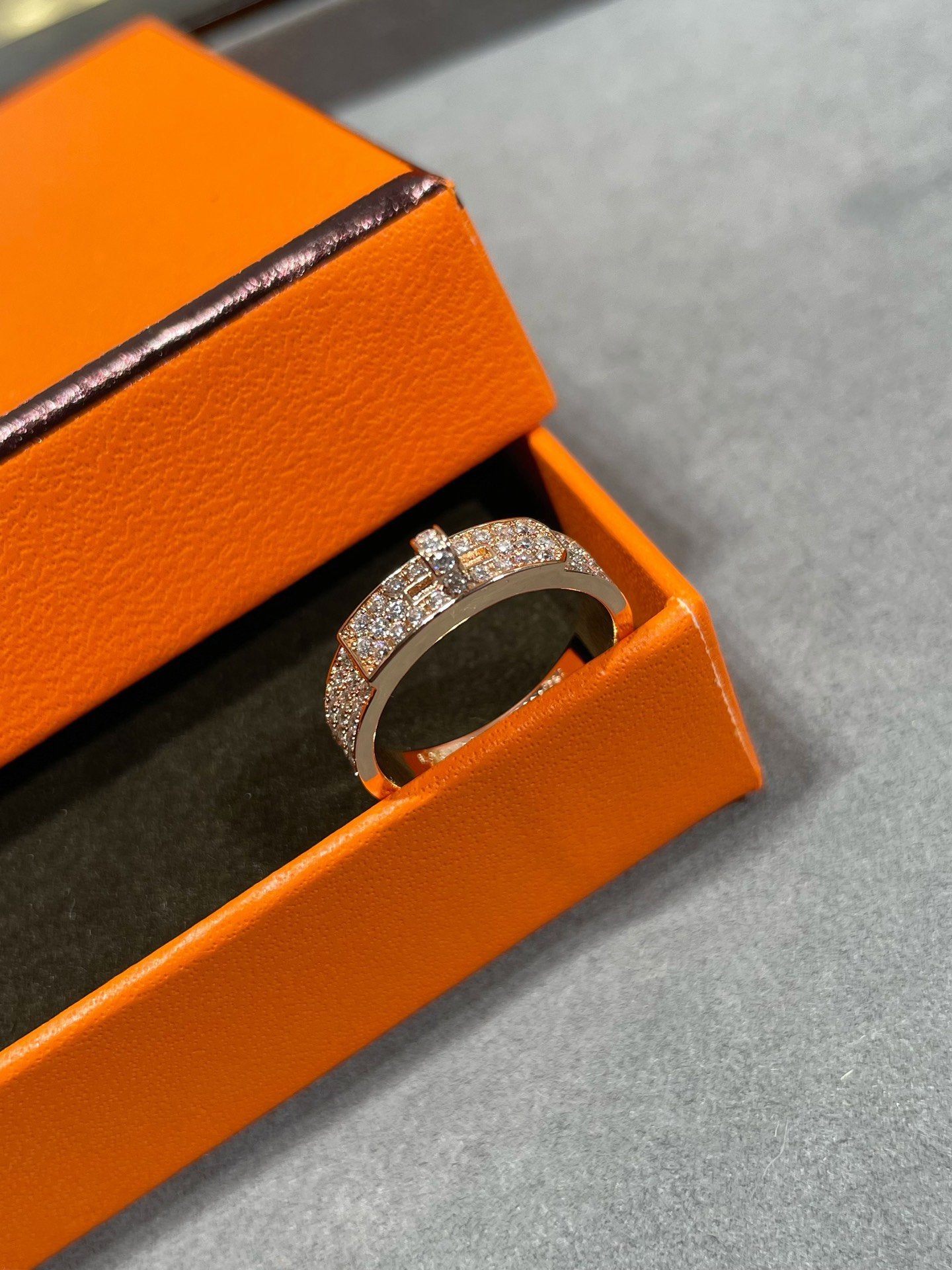 [OAK JURI]KELLY PINK GOLD DIAMOND RING