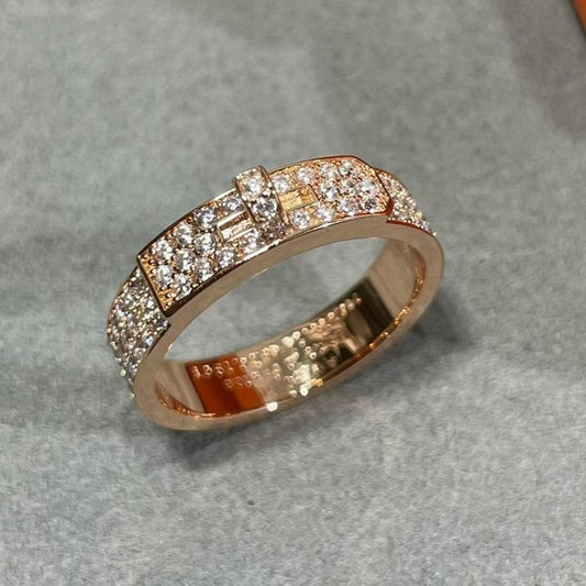 [OAK JURI]KELLY PINK GOLD DIAMOND RING