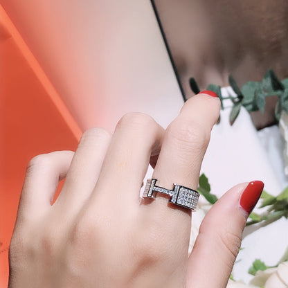 [OAK JURI]H RING FULL DIAMOND
