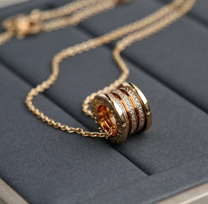 [OAK JURI]ZERO 1 PINK GOLD DIAMOND NECKLACE