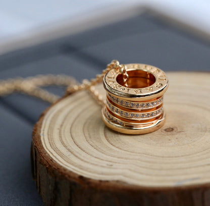[OAK JURI]ZERO 1 PINK GOLD DIAMOND NECKLACE