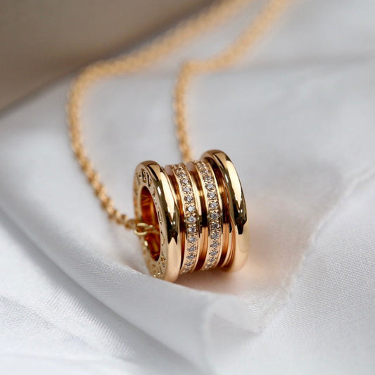 [OAK JURI]ZERO 1 PINK GOLD DIAMOND NECKLACE