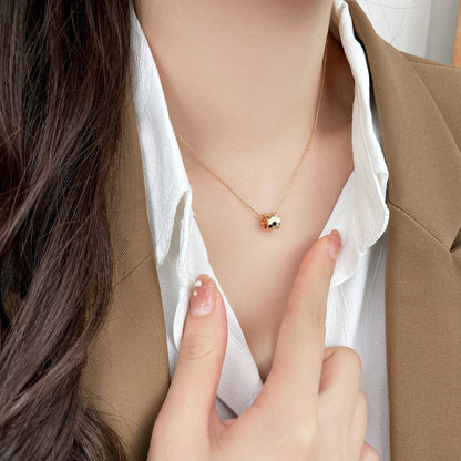 [OAK JURI]BEE MINI PEDANT DIAMOND NECKLACE