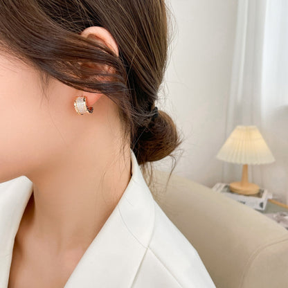 [OAK JURI]ZERO 1 DIAMOND PAVED EARRINGS