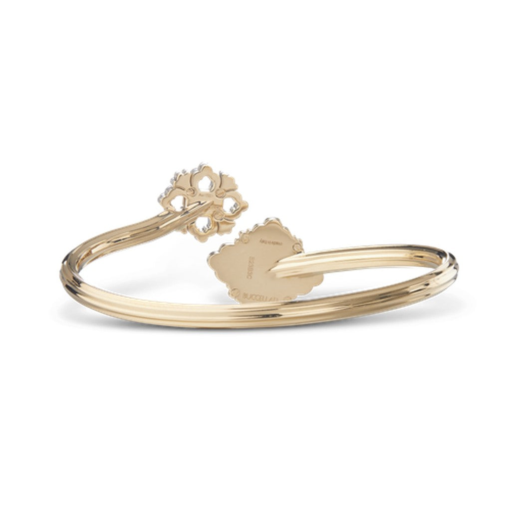 [OAK JURI]OPERA TULLE  GOLD BRACELET WITH ENAMEL BACKGROUND