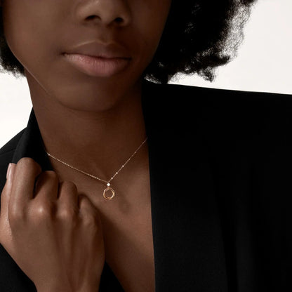 [OAK JURI]TRINITY  NECKLACE 1 DIAMOND
