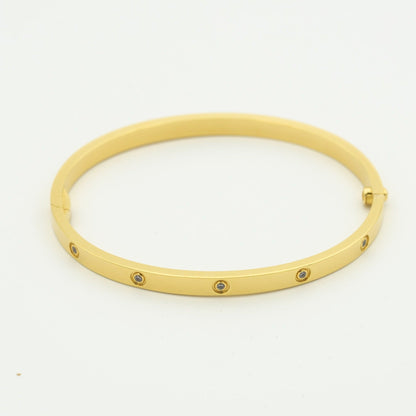 [OAK JURI]LOVE BRACELET 3.65MM 10 DIAMONDS