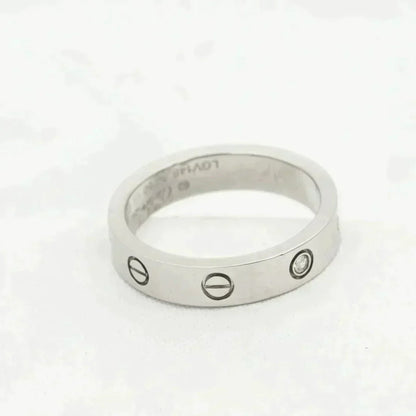 [OAK JURI]LOVE RING 4MM 1 DIAMOND SILVER