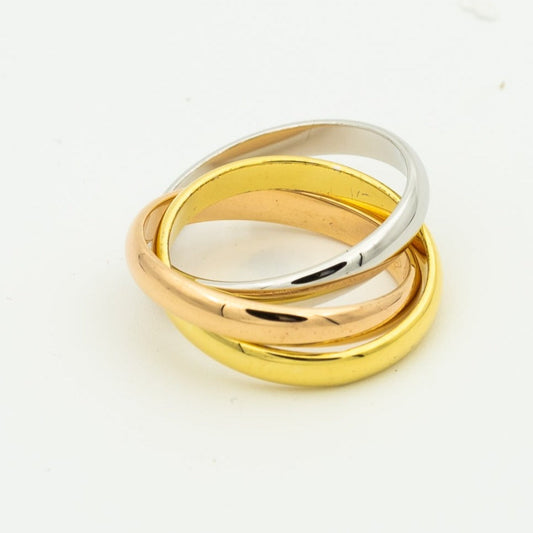 [OAK JURI]TRINITY RING GOLD PINK GOLD SILVER