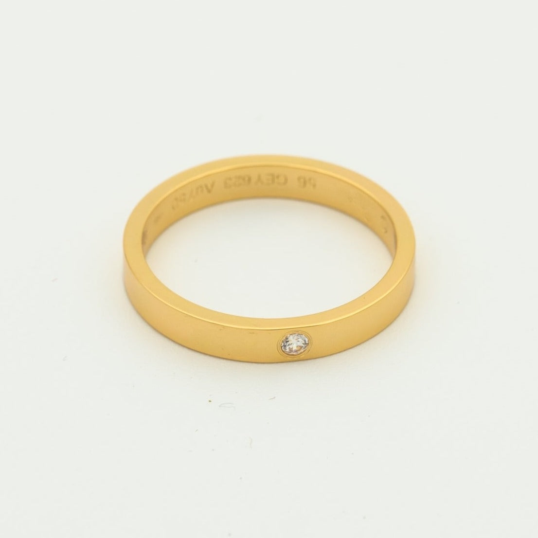 [OAK JURI]LOVE RING 4MM 1 DIAMOND