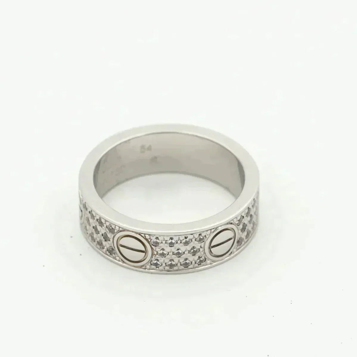 [OAK JURI]LOVE RING 5.5MM DIAMONDS PAVED