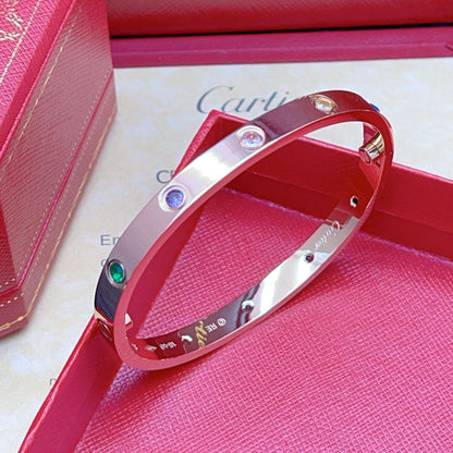 [OAK JURI]2026 RAINBOW LOVE BRACELET 6.1MM  10 DIAMONDS