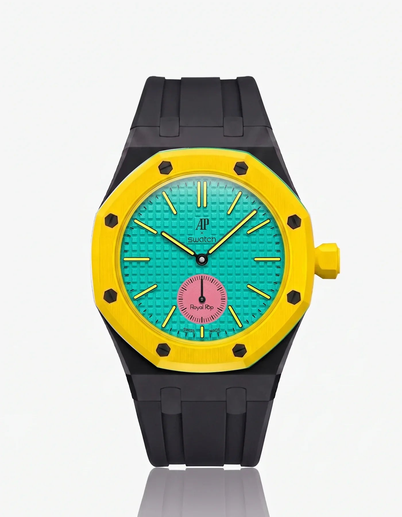 Silicone Strap & Bioceramic Case  Royal Pop Otg Roz(Customize  Colors)