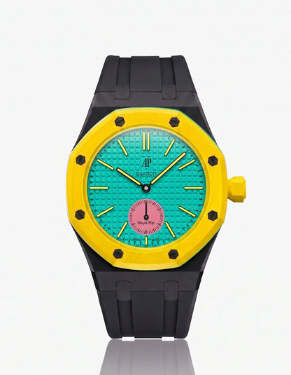 Silicone Strap & Bioceramic Case  Royal Pop Otg Roz(Customize  Colors)