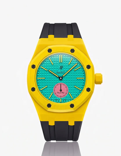 Silicone Strap & Bioceramic Case  Royal Pop Otg Roz(Customize  Colors)
