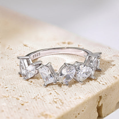 [OAK JURI]Delicate Multi Cut Ring