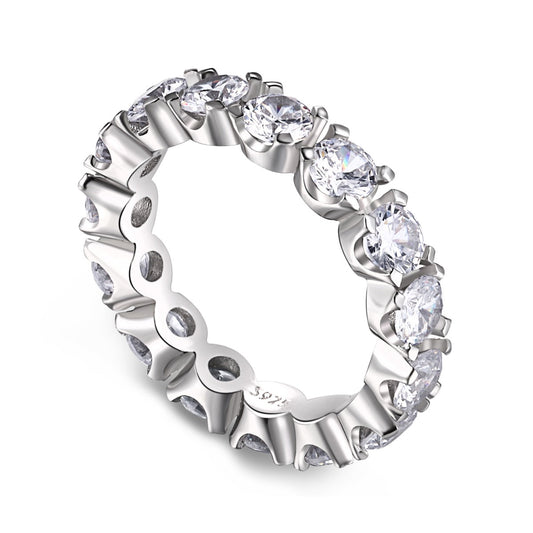 [OAK JURI]Eternity Round Cut Tennis Ring
