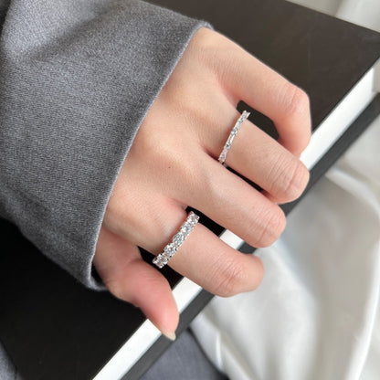 [OAK JURI]Eternity Round Cut Tennis Ring
