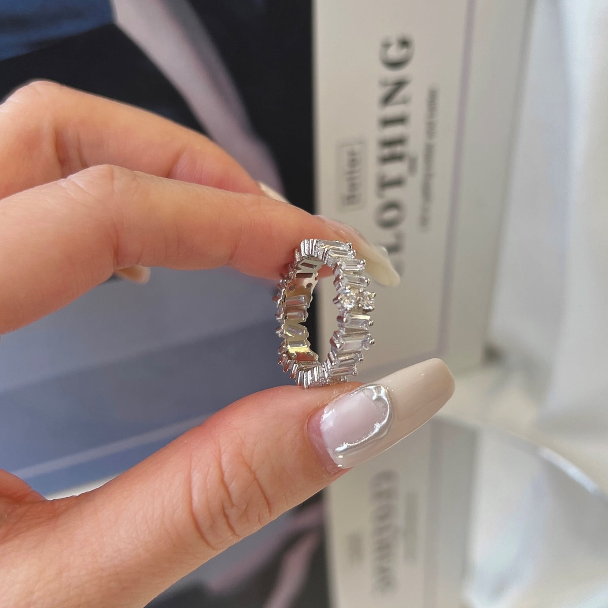 [OAK JURI]Delicate Multi Shape Tennis Ring