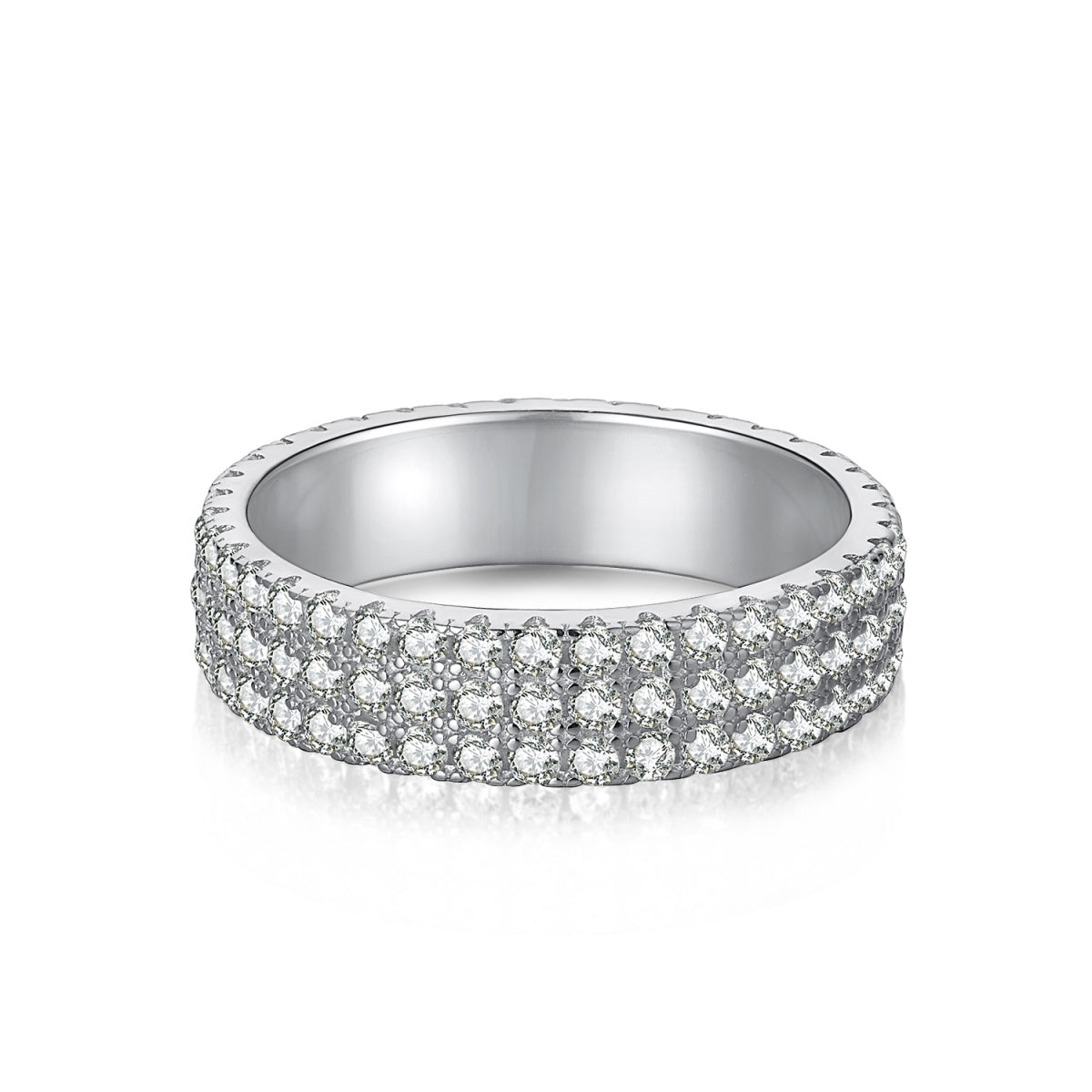 [OAK JURI]Dainty Round Cut Tennis Ring