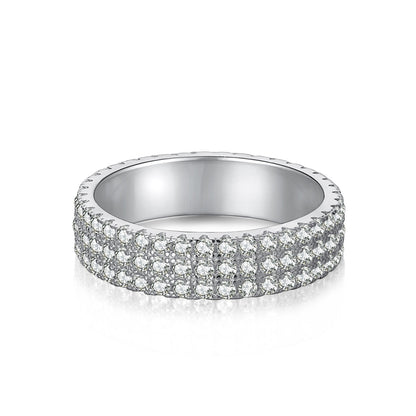 [OAK JURI]Dainty Round Cut Tennis Ring