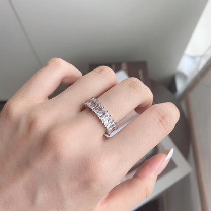 [OAK JURI]Unique Colorful Radiant Cut RIng