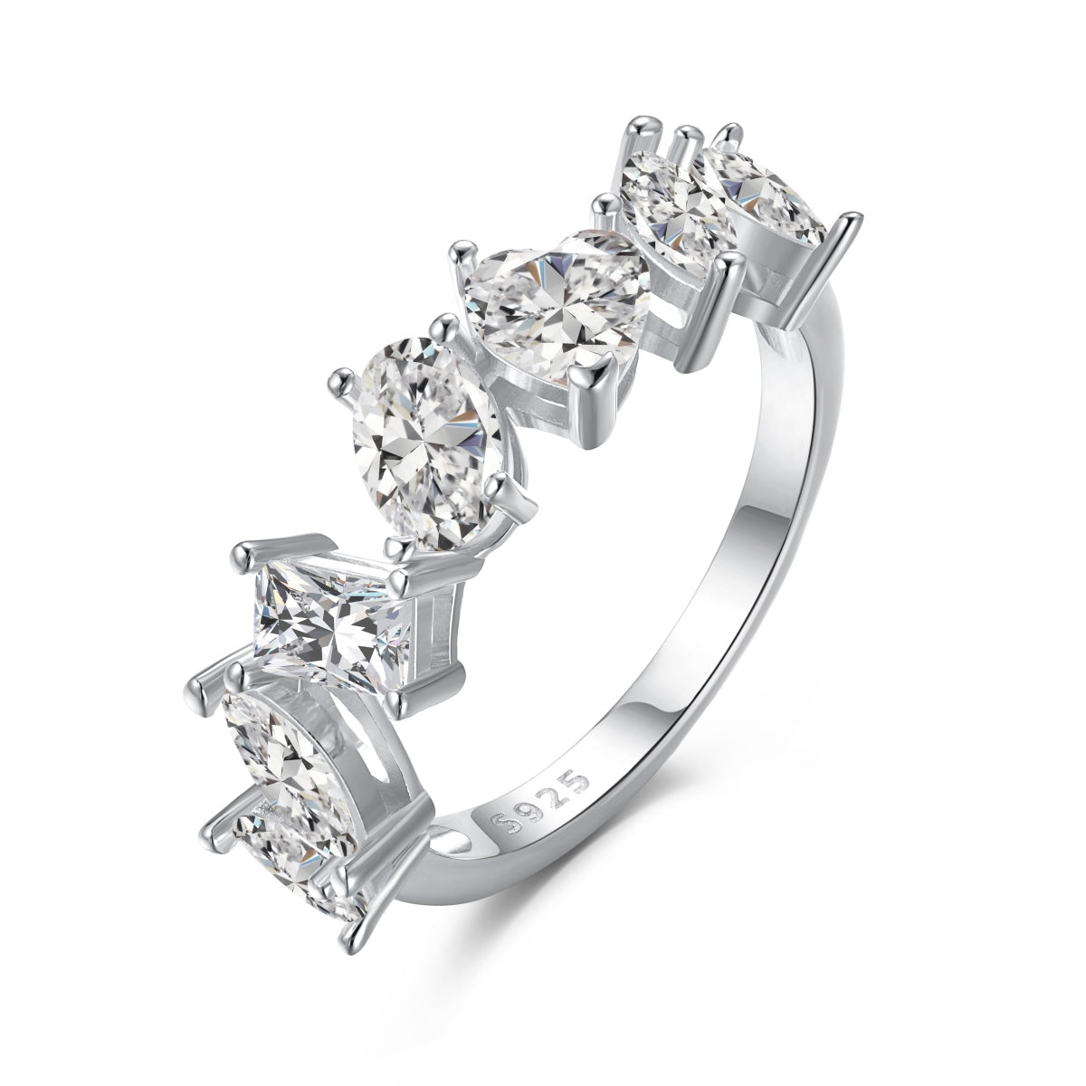[OAK JURI]Delicate Multi Cut Ring