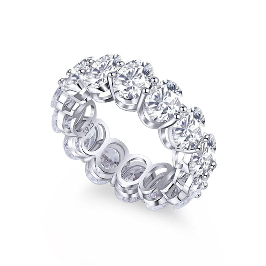 [OAK JURI]Dainty Elongated Cushion Cut Tennis Ring