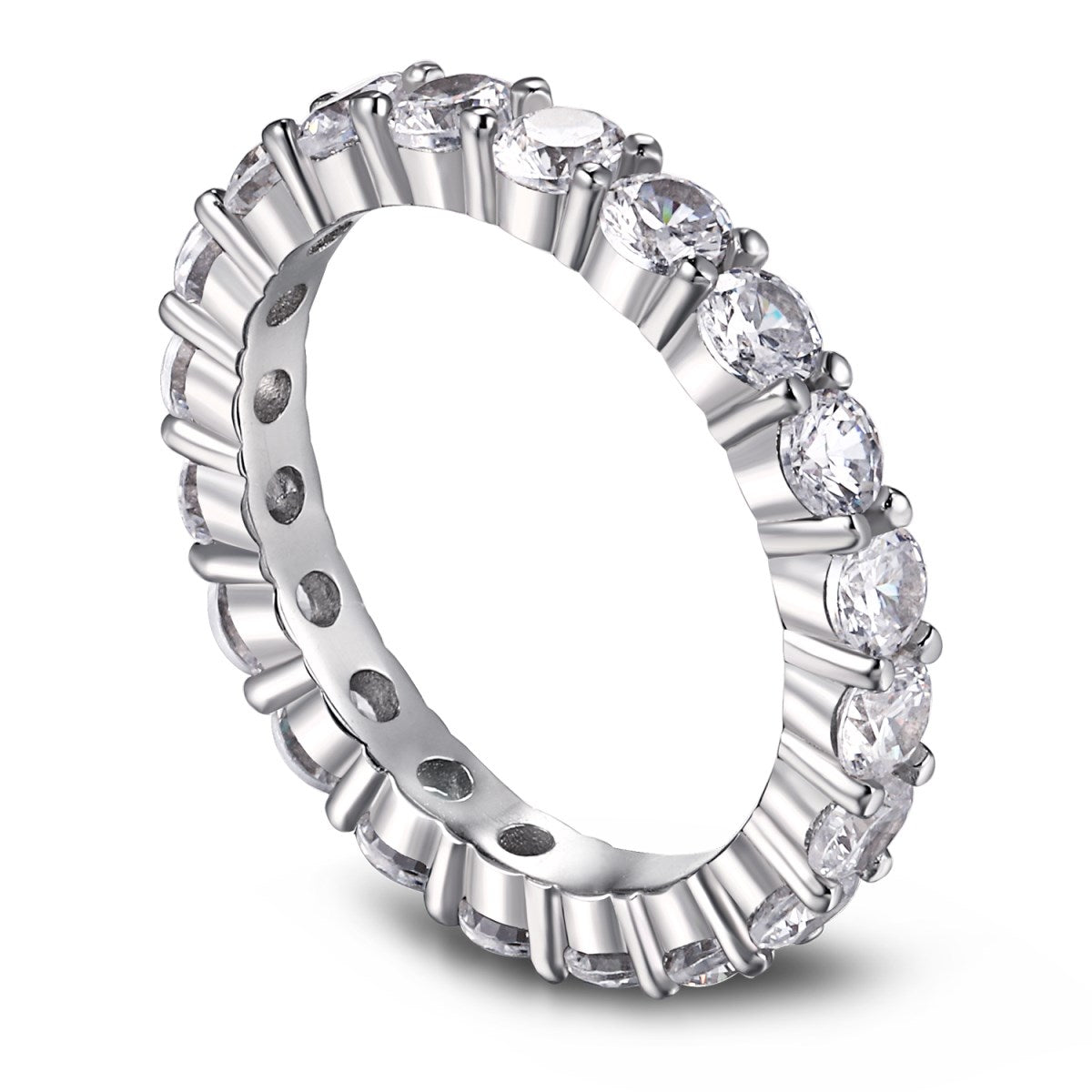 [OAK JURI]Sparkling Round Cut Tennis Ring