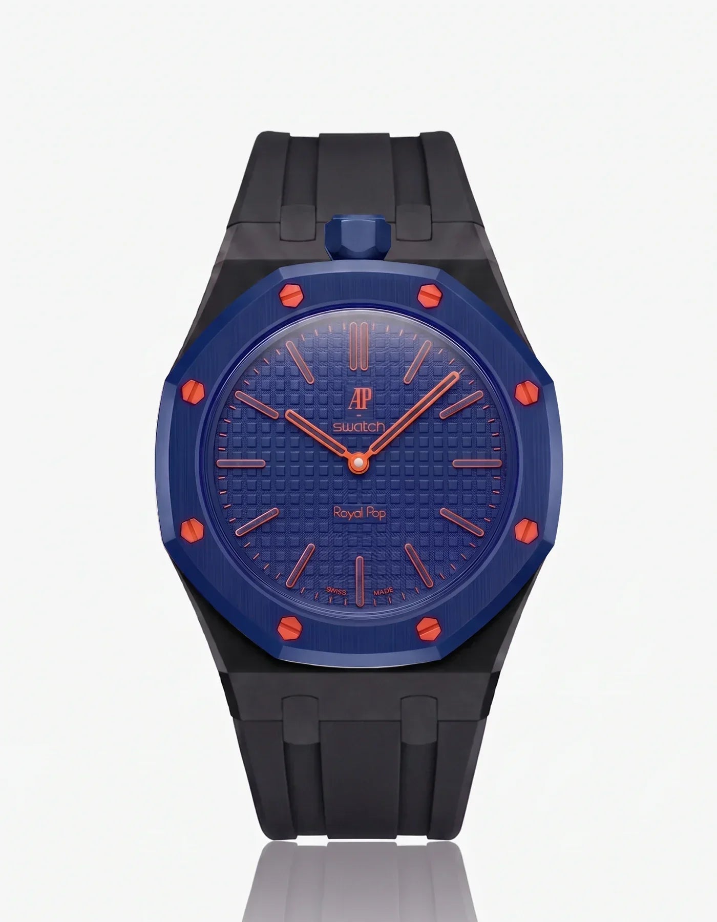 Silicone Strap & Bioceramic Case  Royal Pop Orenji Hachi(Customize  Colors)