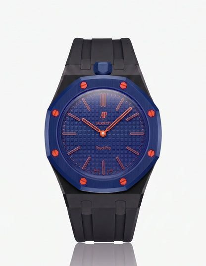 Silicone Strap & Bioceramic Case  Royal Pop Orenji Hachi(Customize  Colors)