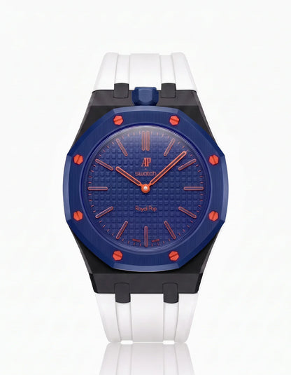 Silicone Strap & Bioceramic Case  Royal Pop Orenji Hachi(Customize  Colors)