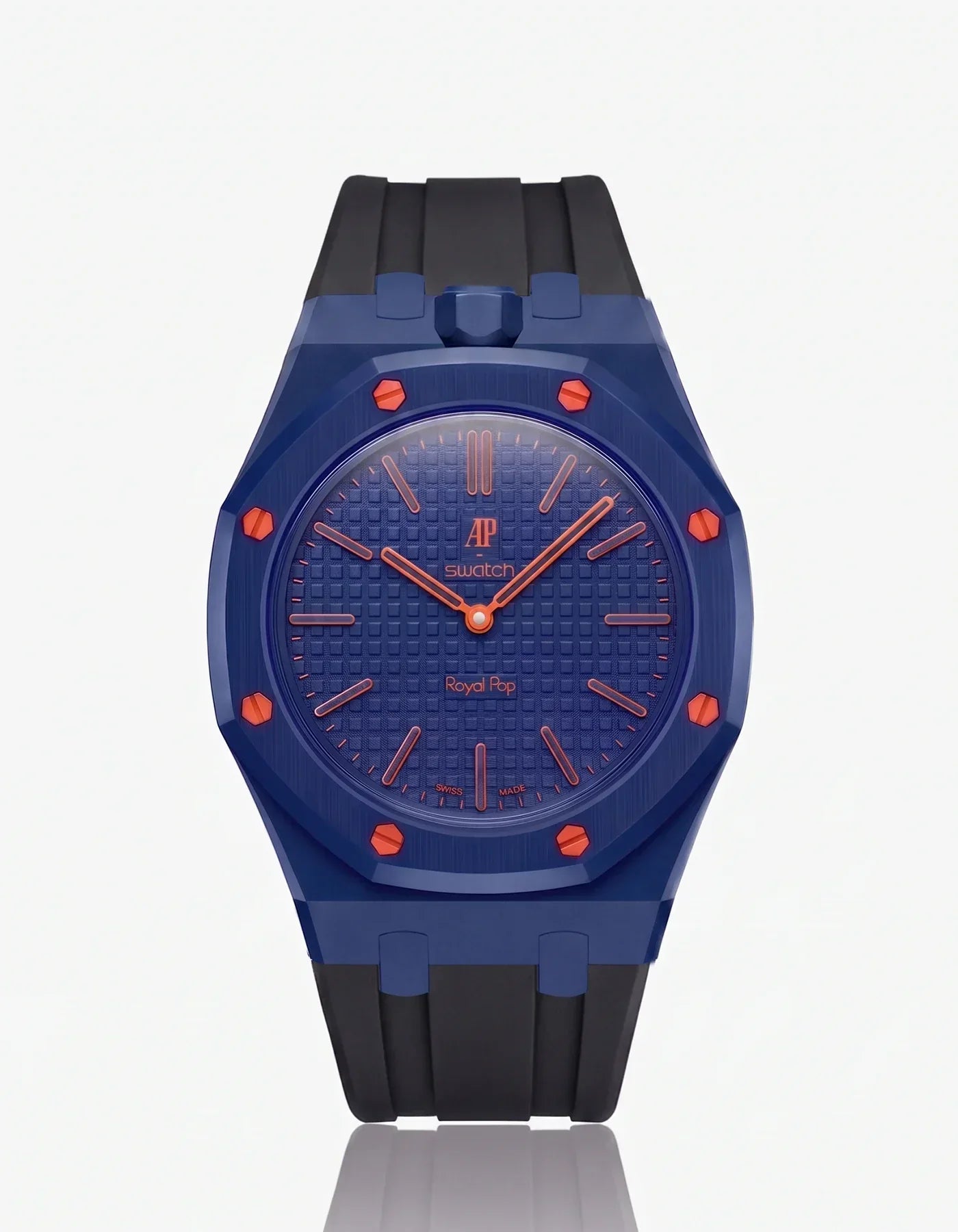 Silicone Strap & Bioceramic Case  Royal Pop Orenji Hachi(Customize  Colors)
