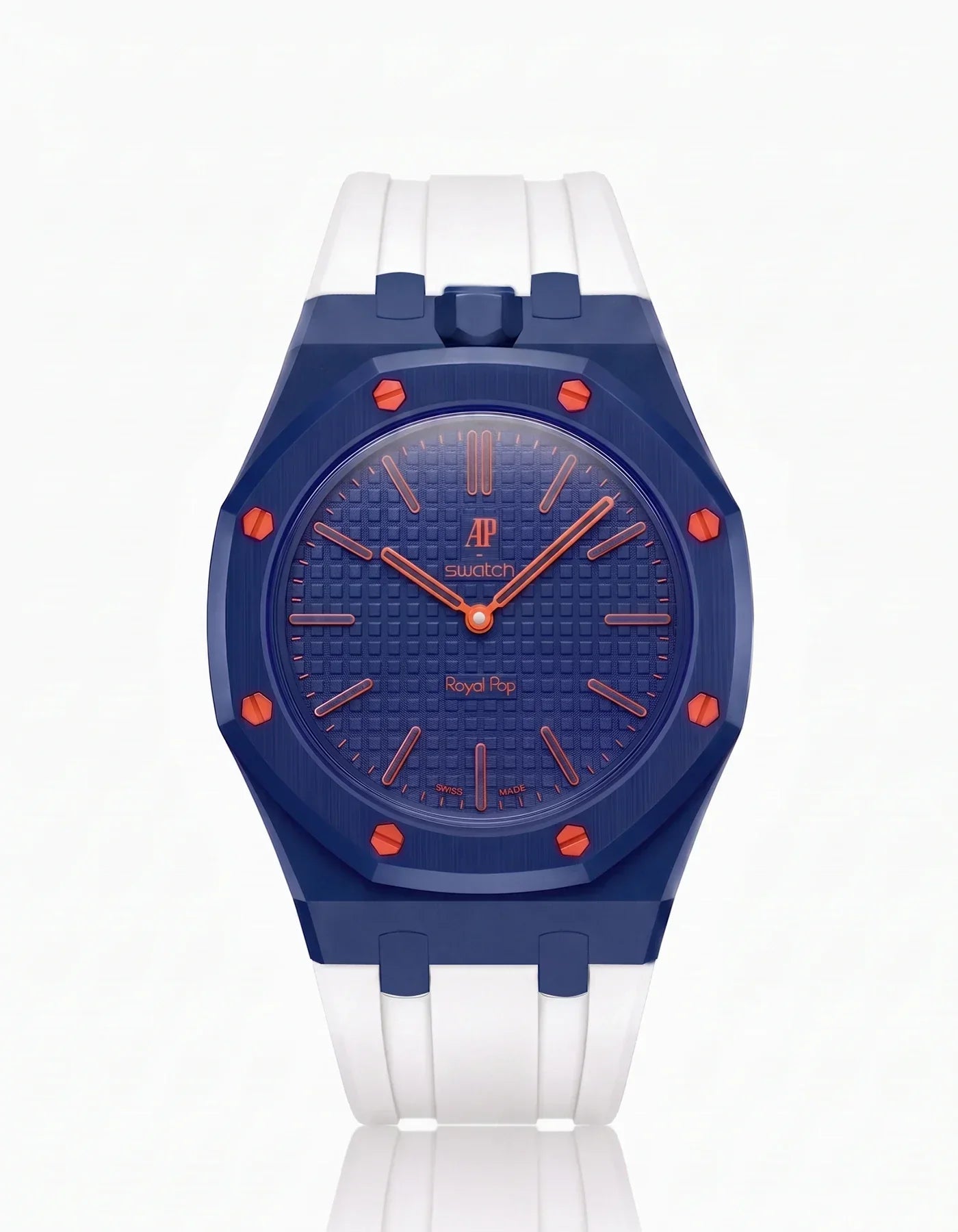 Silicone Strap & Bioceramic Case  Royal Pop Orenji Hachi(Customize  Colors)
