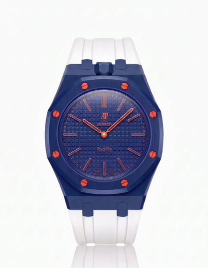 Silicone Strap & Bioceramic Case  Royal Pop Orenji Hachi(Customize  Colors)