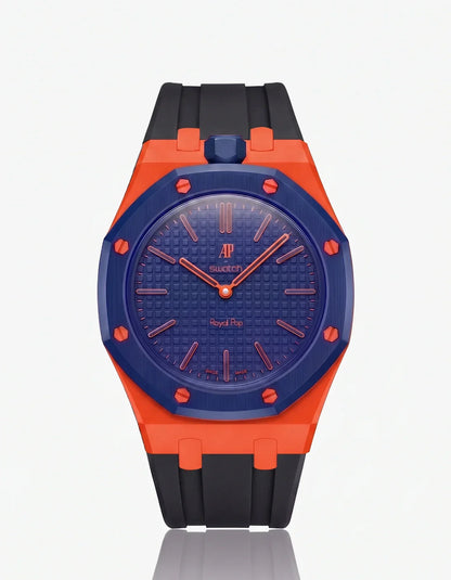 Silicone Strap & Bioceramic Case  Royal Pop Orenji Hachi(Customize  Colors)