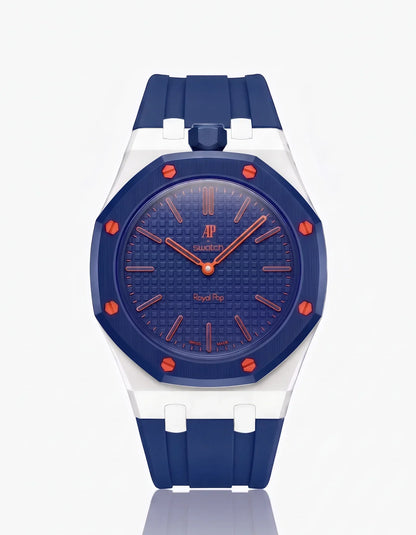 Silicone Strap & Bioceramic Case  Royal Pop Orenji Hachi(Customize  Colors)