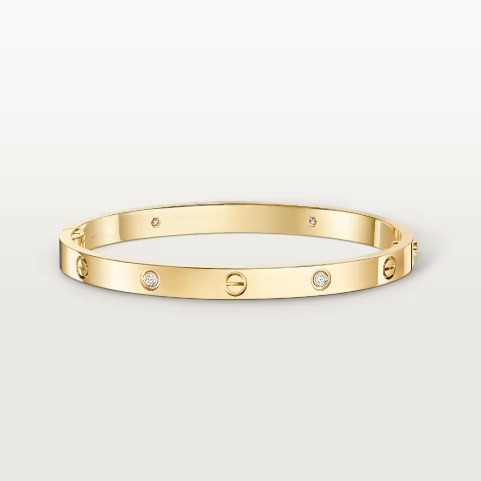 [OAK JURI]LOVE BRACELET 4.8MM 4 DIAMONDS