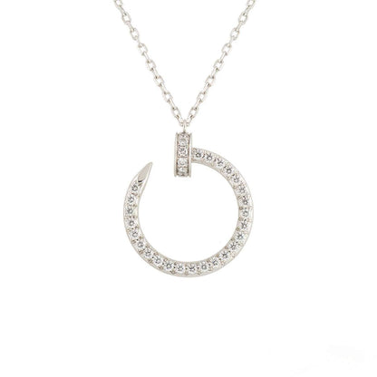 [OAK JURI]JUSTE NECKLACE SILVER DIAMONDS