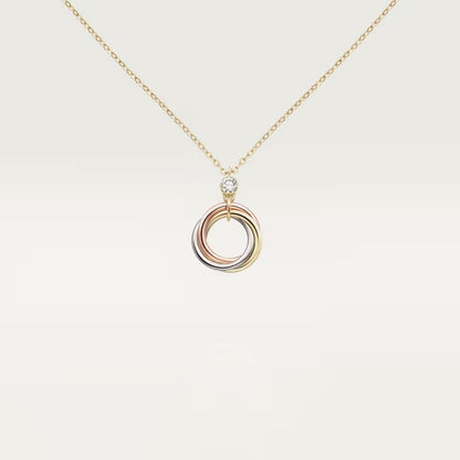 [OAK JURI]TRINITY  NECKLACE 1 DIAMOND