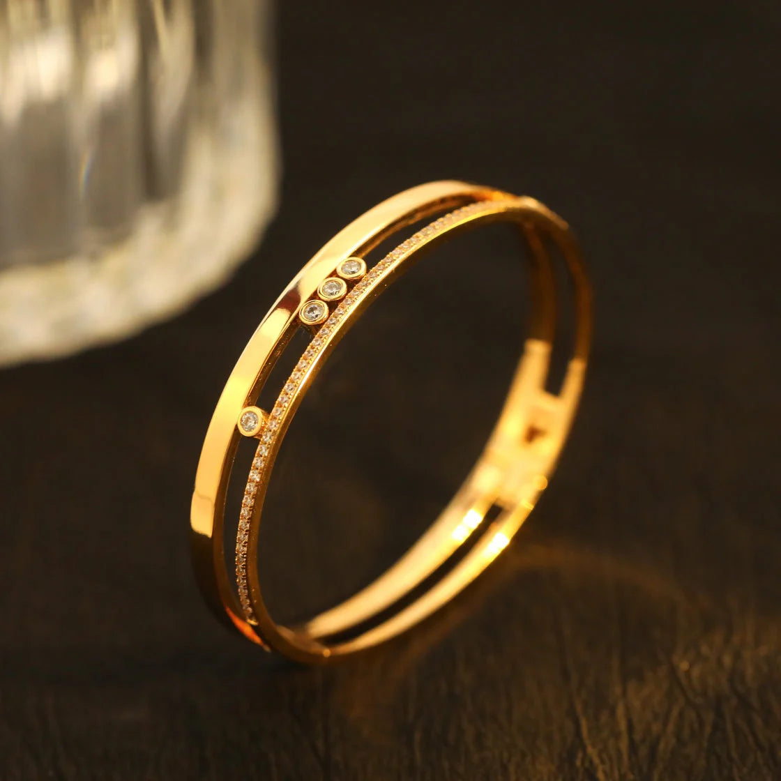 [OAK JURI]Move Romane Diamond Bangle Bracelet
