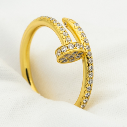 [OAK JURI]JUSTE RING 1.8MM GOLD DIAMONDS