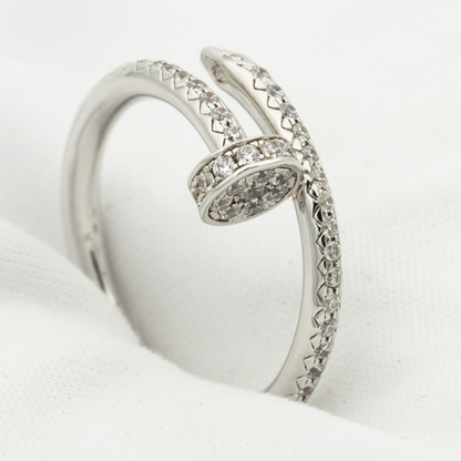 [OAK JURI]JUSTE RING 1.8MM SILVER DIAMONDS