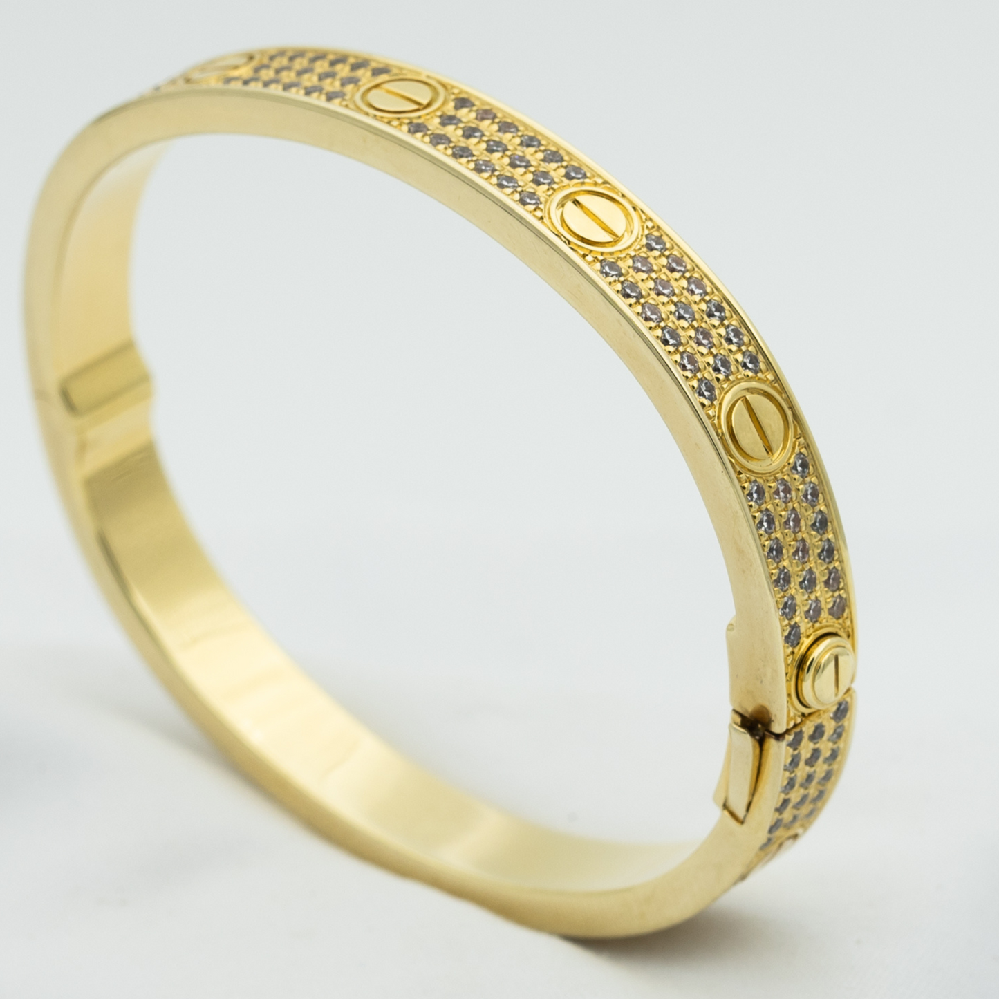 [OAK JURI]LOVE BRACELET 6.1MM DIAMOND-PAVED