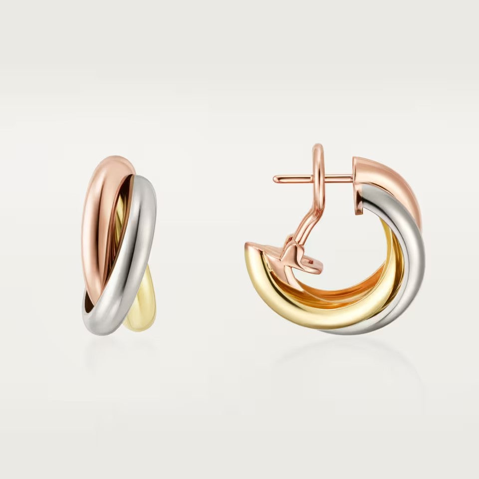 [OAK JURI]TRINITY ON DIAMOND CLASSIC EARRINGS
