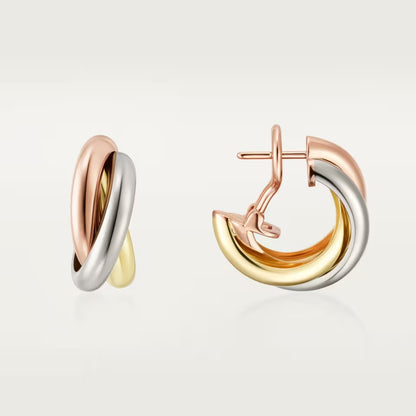 [OAK JURI]TRINITY ON DIAMOND CLASSIC EARRINGS